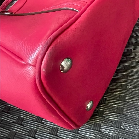 COACH BAG,Coach Rose Red Leather Shoulder Bag,AUTHENTIC COACH BAG - Picture 13 of 17